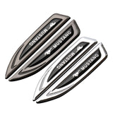 2pcs Ford Mustang Logo Metal Car Side Fender Emblem Sticker Decal