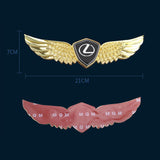Lexus Metal Wings Car Front Sticker Emblem Badge Decal