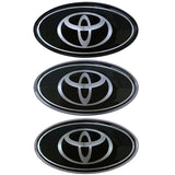 Toyota TRD Elliptical Metal Car Window Sticker Emblem Badge Decal