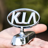 KIA Angle Wings Metal Car Front Hood Bonnet Sticker Emblem Badge