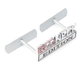 Jeep Redneck Edition Metal Car Front Grille Emblem Badge Auto Rear Sticker Decal