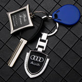 Audi Logo Shield-shaped Metal Car Keychain