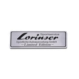 Mercedes Benz AMG Brabus Carlsson Lorinser MAYBACH Logo Aluminum Alloy Car Body Sticker Nameplate Rear Emblem Badge Decal