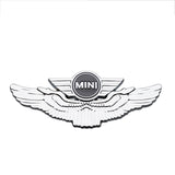 MINI Cooper Metal Wings Car Rear Sticker Auto Window Emblem Badge Decal