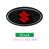 Suzuki Elliptical Metal Car Window Sticker Emblem Badge Decal