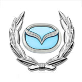 Mazda Wheat Metal Car Window Sticker Emblem Badge Decal