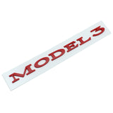Tesla Model3 Letter ABS Car Rear Sticker Decal Emblem Badge