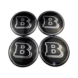 4pcs/set 56/75mm Mercedes Benz AMG Brabus Apple Tree Car Wheel Center Hub Cap Sticker Decal
