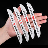 4pcs Audi Car Door Bumper Strip Anti-collision Protection Sticker