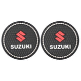 2PCS Suzuki Diamond Car Water Coaster Cup Mat