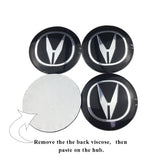 56mm Acura Car Wheel Center Hub Cap Sticker Decal