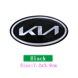 KIA Elliptical Metal Car Window Sticker Emblem Badge Decal