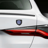 2pcs 39x39mm VW Shield Metal Car Window Sticker Emblem Badge Decal