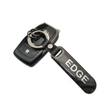 Ford EDGE Carbon Fiber Car Logo Keychain Keyring