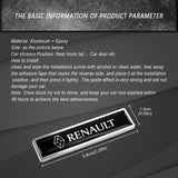 2pcs/set Renault Logo Metal Car Side Sticker Auto Emblem Badge
