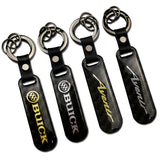 Buick Avenir Carbon Fiber Car Logo Keychain Keyring