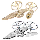 Toyota TRD Angle Wings Metal Car Front Hood Bonnet Sticker Emblem Badge