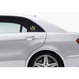 BMW Carbon Fiber Car Rear Shield Sticker Auto Body Window Emblem Badge Decal