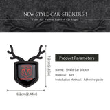 Dodge ABS Deer Car Rear Sticker Shield Trunk Emblem Badge Decal
