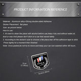 Buick Aluminum Alloy Car Body Sticker Nameplate Rear Emblem Badge Decal