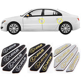 4pcs/set Lexus Carbon Fiber Car Door Anti-Scratch Sticker Door Side Protection Bumper Strips