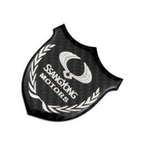 Ssang Yong Metal Carbon Fiber Car Rear Sticker Shield Trunk Emblem Badge Decal