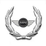 MINI Cooper Wheat Metal Car Window Sticker Emblem Badge Decal