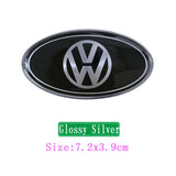 VW Elliptical Metal Car Window Sticker Emblem Badge Decal