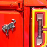 Ford Bronco Horse Logo ABS Car Rear Sticker Auto Trunk Emblem Badge Decal