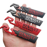 RS GT Renault SPORT Logo Metal Car Rear Sticker Emblem Badge Decal