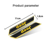 2pcs Jeep Logo Car Fender Side Sticker Decal Emblem Badge