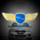 Jaguar Metal Wings Car Front Sticker Emblem Badge Decal
