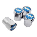 4pcs/set Fiat Car Air Valve Stem Cap Auto Tyre Valve Covers