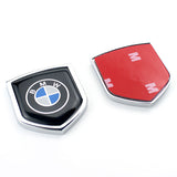 2PCS BMW Metal Car Rear Sticker Shield Trunk Emblem Badge Decal