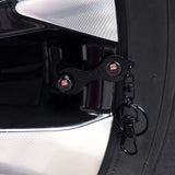 4pcs/set SEAT Logo Car Air Valve Stem Cap Auto Tyre Valve Covers with Wrench