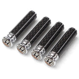 4pcs/set Honda Mugen Logo Carbon Fiber Car Door Bolt Lock Pins Gate Lock Screws