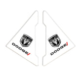 2PCS Dodge Car Door Corner Edge Cover Anti-Scratch Protective Sticker