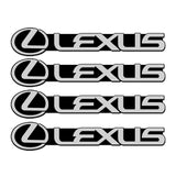 4pcs/set Lexus Metal Car Stereo Sticker Auto Audio Emblem Decal