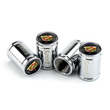 4pcs Cadillac Logo Car Tire Valve Caps