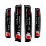 Audi Sline Car Door Protection Sticker Anti-Scratch Decal Bumper Strip