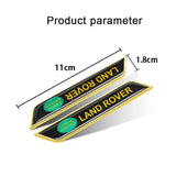 2pcs Land Rover Logo Car Fender Side Sticker Decal Emblem Badge