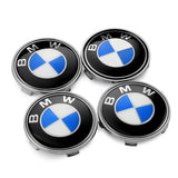 4pcs/set 68mm BMW X1 X3 X5 X6 1 3 5 7 Series Car Wheel Center Hub Cap Auto Hub Cover Emblem Badge Decal