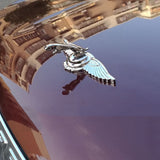 Jaguar Angle Wings Metal Car Front Hood Bonnet Sticker Emblem Badge