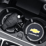 2PCS Chevrolet Diamond Car Water Coaster Cup Mat