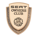 SEAT Metal Shield Car Rear Sticker Auto Window Emblem Badge Decal