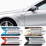 2pcs Ford RS ST Logo Metal Car Side Sticker Emblem Badge Decal Auto Body Decoration