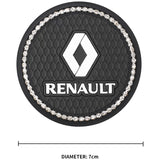 2PCS Renault Diamond Car Water Coaster Cup Mat