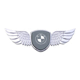 BMW Logo Metal Wings Car Front Hood Bonnet Center Sticker Emblem