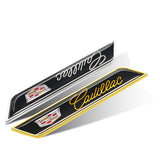 2pcs Cadillac Logo Car Fender Side Sticker Decal Emblem Badge