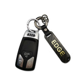 Ford EDGE Carbon Fiber Car Logo Keychain Keyring